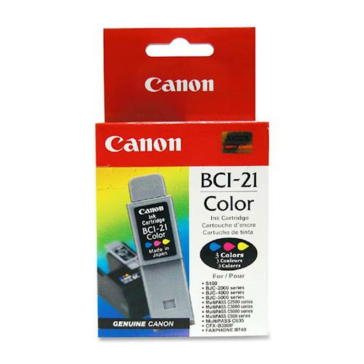 محبرة نافثة Orginal Canon BCI21 A4 ملون